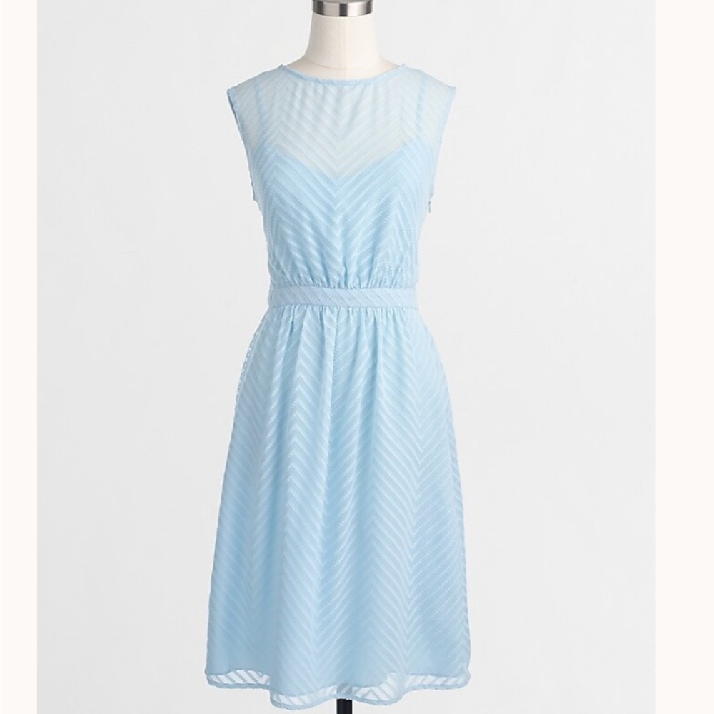 J. Crew Blue Sleeveless Midi Sundress | Size: 6T